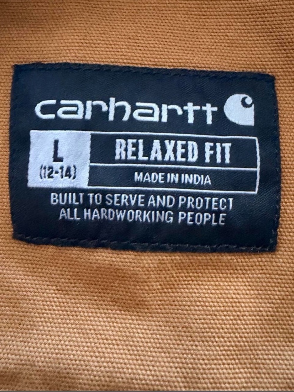 Carhartt Women’s Brown Canvas Relaxed Fit Short Overalls - Picture 2 of 8